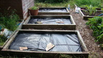 Covered raised beds